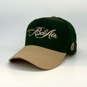 Hotel Bel-Air Landscape crew - Green and Khaki SnapBack cap